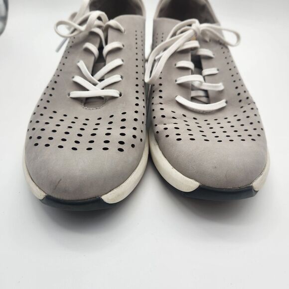 Clarks Unstructured Women’s Un Rio Tie Stone Nubuck Sneaker Size 7.5 - Picture 8 of 8